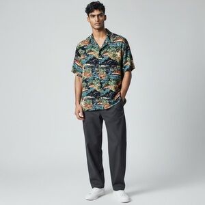 The Kooples Paris - Tropical Print Shirt - M